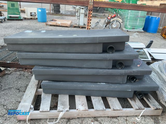 Lot 2-93712 - Lot of (4) Black RV Water Tanks Approximately 62” x 26” x 8”