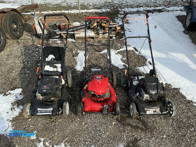 Lot 2-43607 - Yard Force &amp; Troy Built Push Mower Three non-running push mowers - two 21” YardForce powered by ...