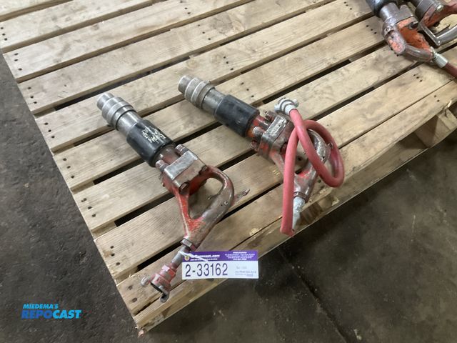 Lot 2-33162 - (2) Pneumatic hand held demo hammers, used