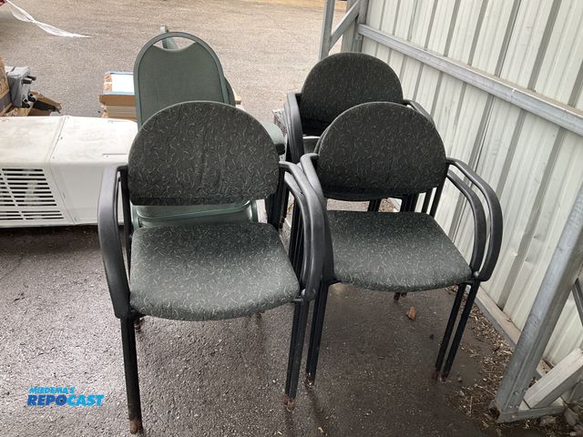 Lot 2-64049 - Cushioned Stackable Chairs - some with armrests and some without
