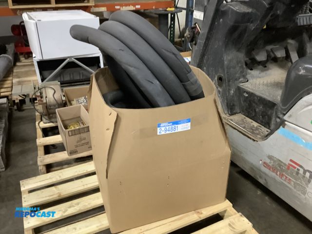 Lot 2-94881 - refrigeration insulated copper line set approximately 40' x 7/8 pipe wrapped in armorflex