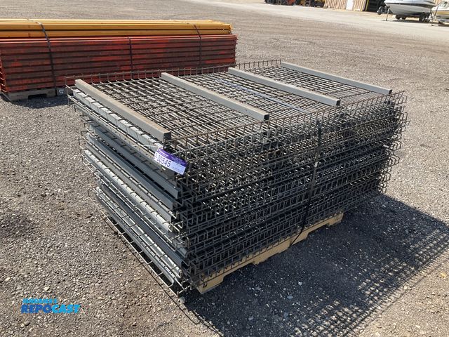 Lot 2-30545 - (29) 42” x 72” wire mesh decks for 42” pallet racking, used