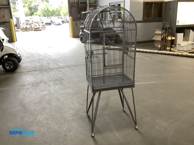 Lot 2-27162 - Bird cage with measurements of approximately 64” x 22.5” x 17”