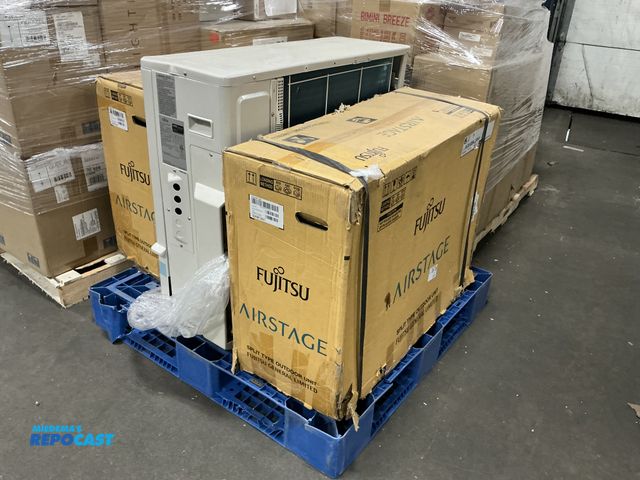 Lot 2-18929 - Skid lot of (3) Fujitsu outdoor split type air conditioner