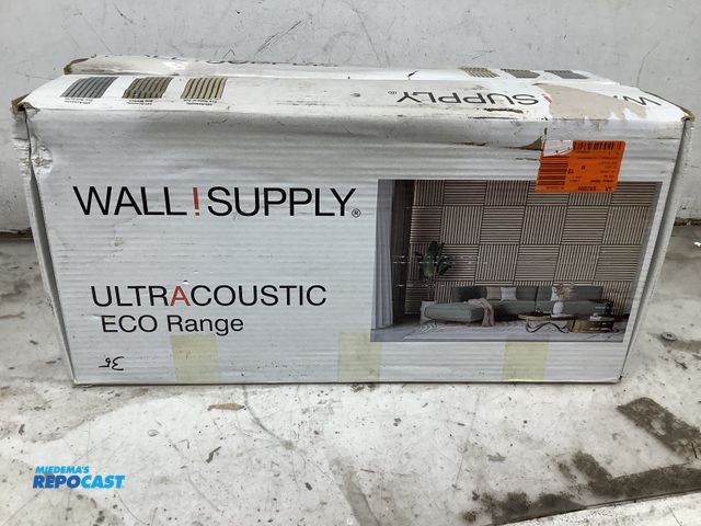 Lot 2-27960 - (2) Wall ! supply UltraACoustic eco range wall tiles