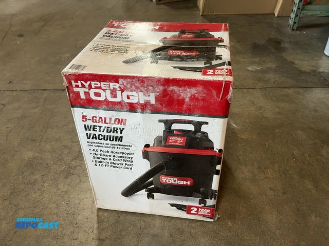 Lot 2-27132 - Hyper tough 5 gallon wet dry vacuum