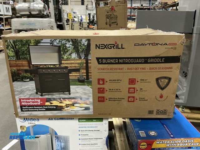 Lot 2-16308 - Dayton 721-1138 NEXGRILL 5-burner Nitroguard Griddle