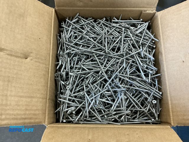 Lot 2-33268 - (2) boxes of No. * x 3" Fine Thread Phillips Super guard Drywall Screw's - abt 2000 per box