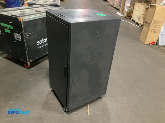 Lot 2-11204 - Middle Atlantic Products TB-QAR-S24 Electrical/computer equipment cabinet with lock.