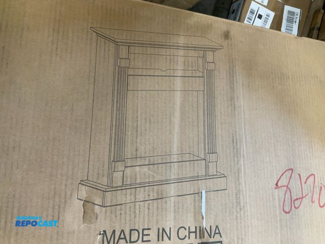 Lot 2-67651 - Wooden Fireplace hearth
