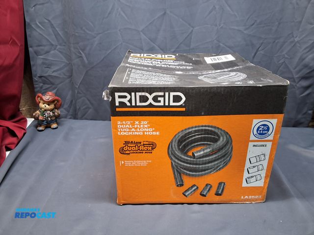 Lot 2-23601 - RIDGID 2-1/2" BY 20' DUAL-FLEX TUG-A LONG LOCKING HOSE