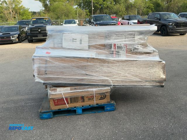 Lot 2-13353 - Skid of miscellaneous ho,e improvement items, including waterproofing kits, door locks, light fixtur...