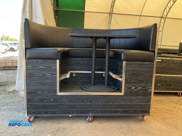 Lot 2-11204 - Authentic Court Side Suite Seats from Little Caesars Arena 4 Person Booth with Table. Section B1