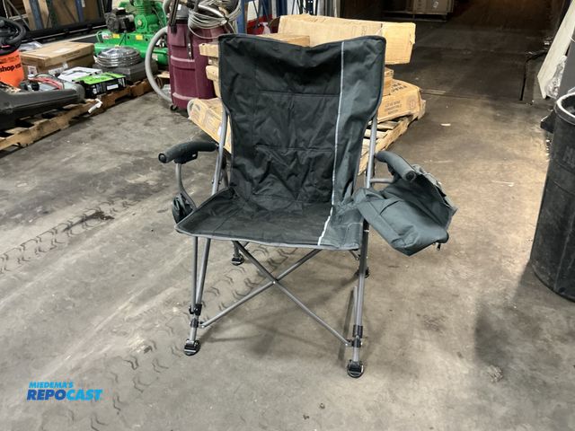 Lot 2-93842 - Folding Camp Chair with Bag- Has Broken Arm Support