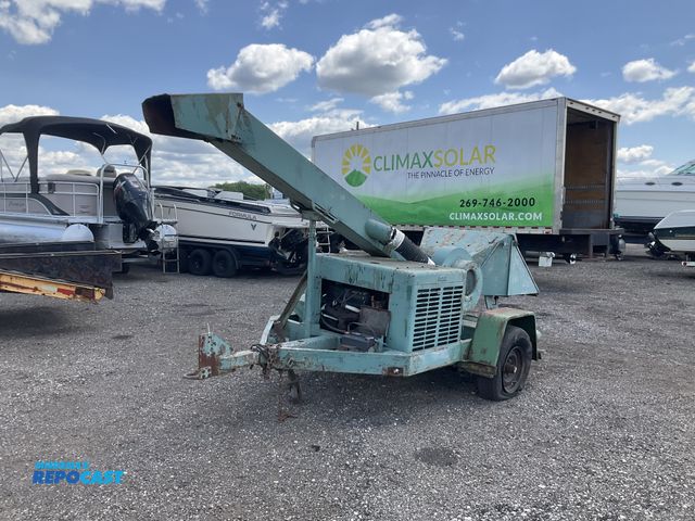Lot 2-40283 - Asplundh JEY Towable Wood Chipper for parts or repair, engine will not turn over, Ford V8 gas engine...