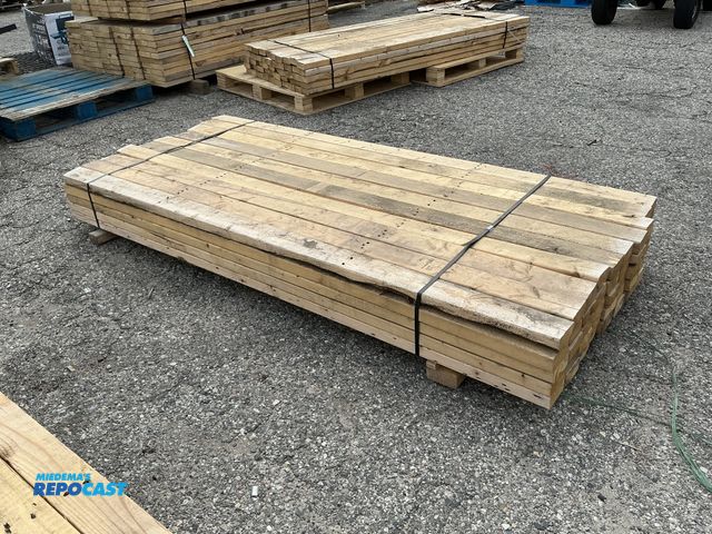 Lot 2-64561 - Bunk of 2” x 4” x 80” Recycled Wooden Boards