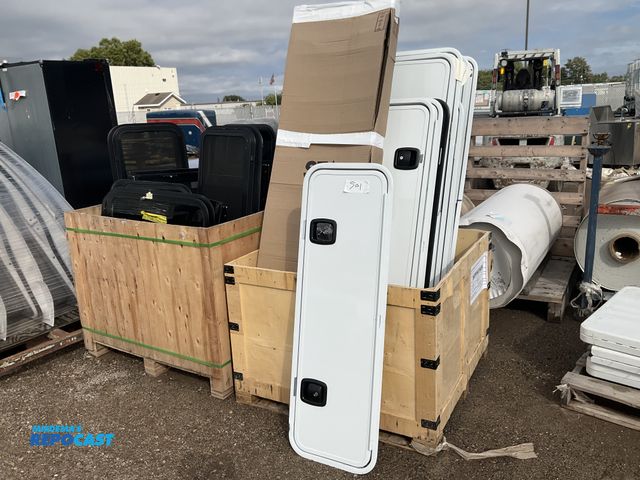 Lot 2-33800 - Crate of assorted Cargo Doors