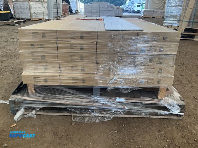 Lot 2-10584 - 20 Cases Vinyl Plank Wood Flooring Hemlock Hickory 23.8 sq.ft. Per Case