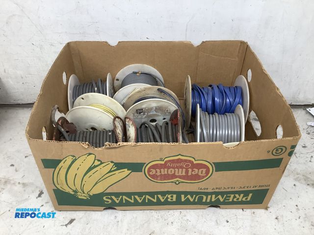 Lot 2-34725 - lot of 9 rolls of assorted wire