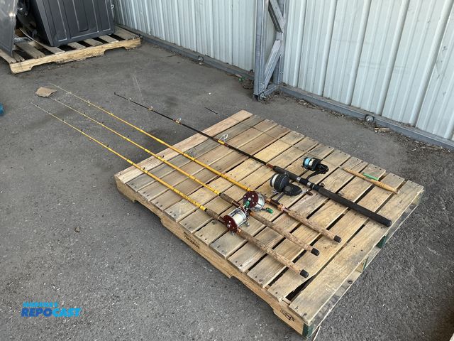 Lot 2-75456 - Lot of (5) fishing poles