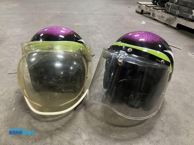 Lot 2-69180 - (2) Arctic Cat size Medium Snowmobile Helmets