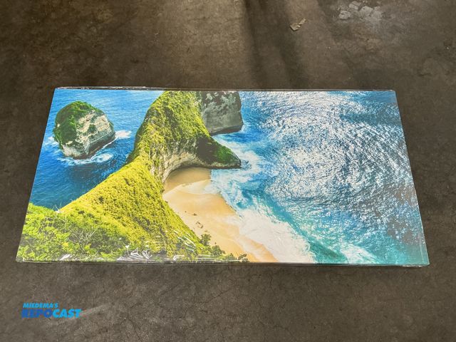 Lot 2-93813 - 58”x29”x1” decorative nature canvas