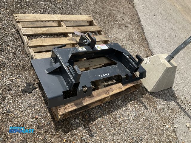 Lot 2-40859 - 2025 Wolverine skid steer quick attach to three point adapter model PT-16-01C, used
