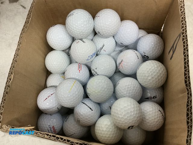 Lot 2-92509 - 100+ Excellent Golf Balls, Includes: Prov1, Prov1X, Callaway, Titleist, Bridgestone, Kirkland, Nike,...