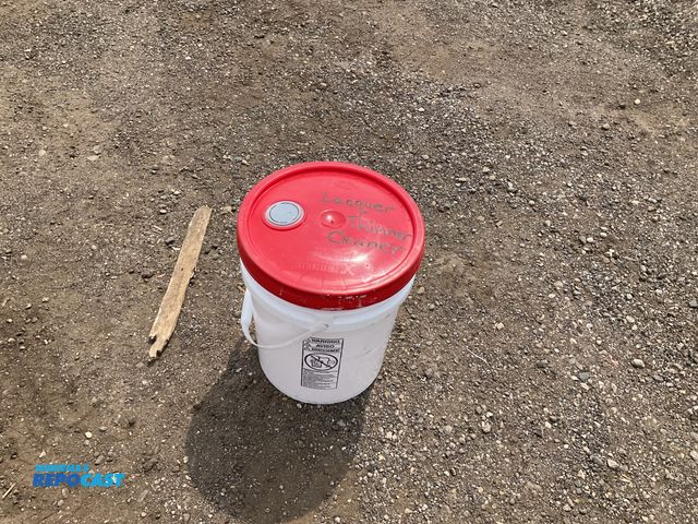 Lot 2-11354 - 5 gallon bucket of lacquer thinner cleaner