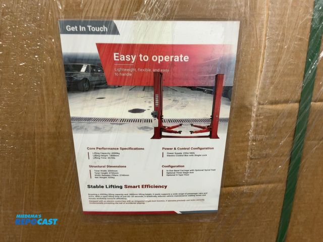 Lot 2-40168 - New SDLANCH Model TPL Two Post Lift, 4500 KG Lifting Capacity, 1800mm Lifting Height, 220/380 Volt E...