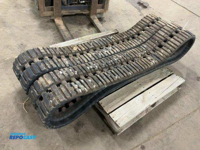Lot 2-43073 - (2) Used Bobcat Brand 12.5” Wide Rubber Tracks off a Bobcat T190 Skid Steer, 6988318 AM 73583T