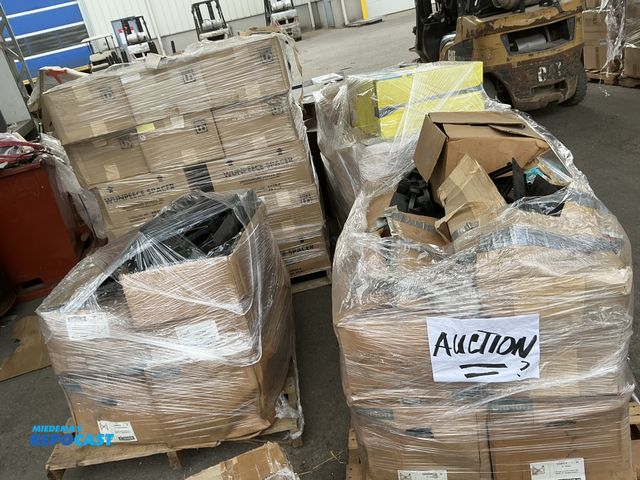 Lot 2-34599 - Lot of (4 Skids) of Electrical Parts Including a variety of Spacers like Wunpeece Spacers and More