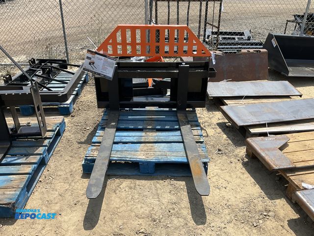 Lot 2-10182 - New Wolverine FK-11-48 Skid Steer Pallet Fork 48” Quick Attach