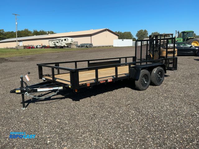 Lot 2-20521 - 2027 Interstate 16' Tandem Axle Landscape Trailer