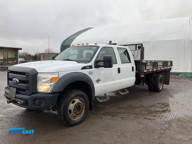 Lot 2-42985 - 2012 Ford F-550 XL Crew Cab DRW 4WD Flatbed Truck