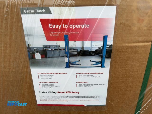 Lot 2-40147 - New SDLANCH Model TPL Two Post Lift, 4500 KG Lifting Capacity, 1800mm Lifting Height, 220/380 Volt E...