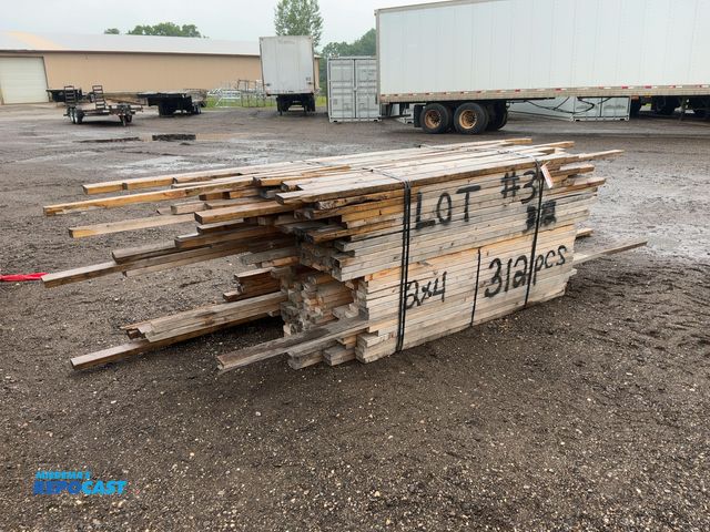 Lot 2-44728 - Approx. (312) Assorted Size Pieces of 2x4 Lumber, bunk is approx. 16’5” long overall