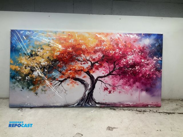 Lot 2-94454 - New Large canvas painting wall art, 58” x 29”