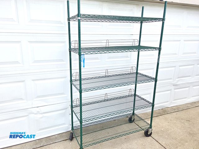 Lot 2-90144 - rolling Metro style rack, USF, 48" wide