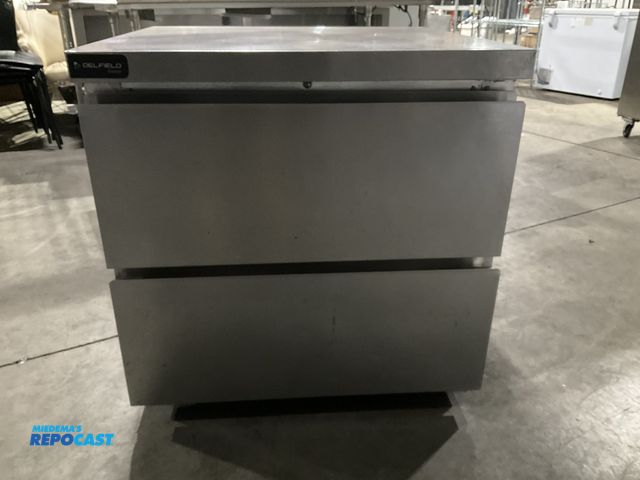Lot 2-55018 - Stainless Steel Commercial Freezer Delfield (unknown model) 2-drawer commercial stainless steel free...