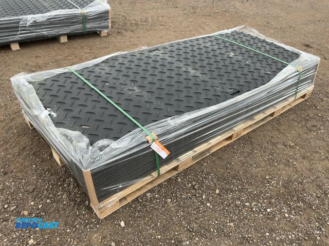 Lot 2-43697 - (15) New SDLANCH IRGPM Ground Protection Mats, Approx. 41-3/4” wide x 94-1/2”long x1/2” thick, diamo...