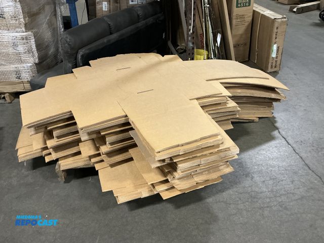 Lot 2-23938 - Skid lot of cardboard boxes
