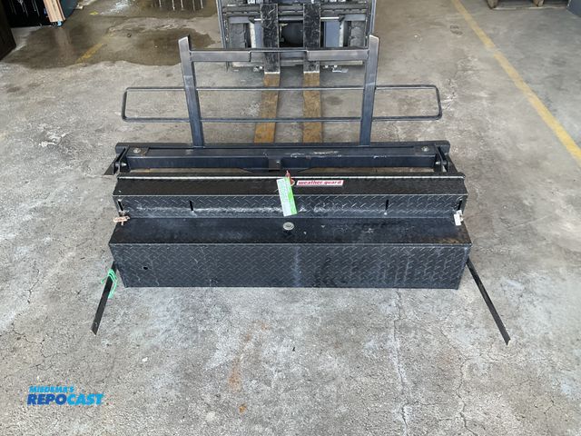 Lot 2-60960 - Weather Guard ToolBox & Heavy Duty Rear Window Guard w/ hitch attachment