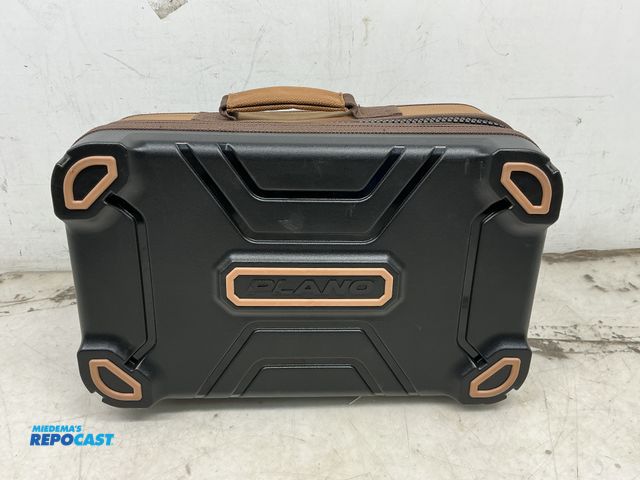 Lot 2-14955 - Plano #PLAOR370 Fishing Reel Storage Unit with adjustable dividers