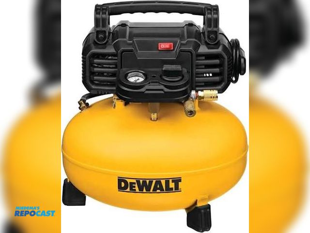 Lot 2-18730 - Dewalt DWFP55126 Heavy Duty 165 PSI Max, 6-Gallon Pancake Style Air Compressor.