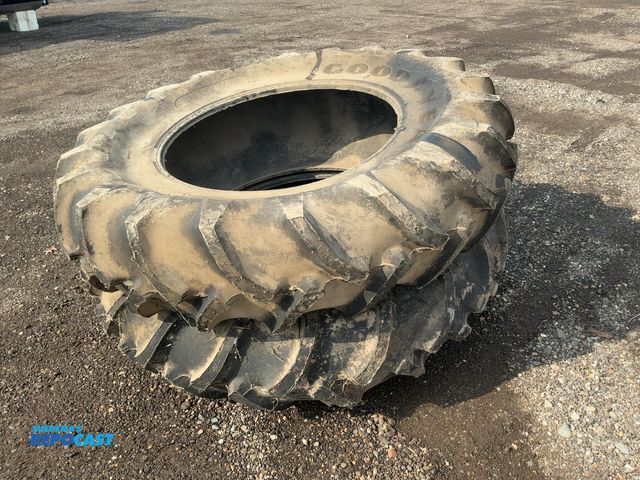 Lot 2-30399 - (2) Unused Goodyear T201 Size 18.4-34 Tractor Tires, 6-ply rating, have been sitting for awhile