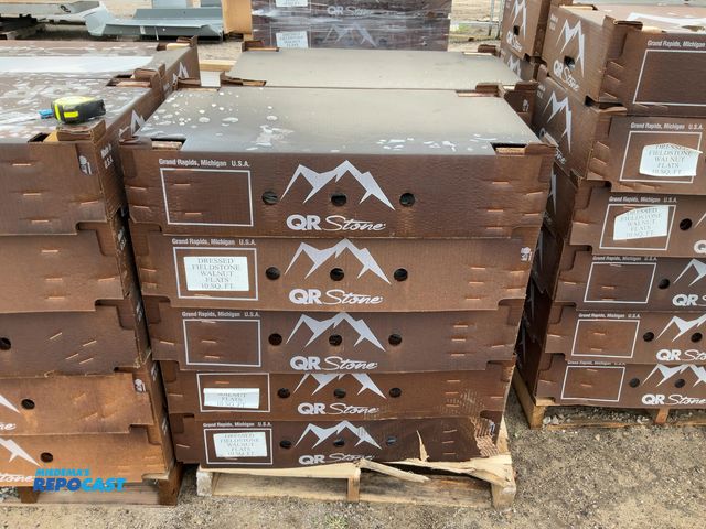 Lot 2-27551 - (10 boxes) of QR Stone dressed fieldstone walnut flats, 10 SQ FT per box