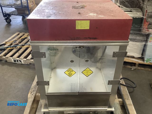 Lot 2-99072 - Popcorn machine with measurements of approximately 39.5” x 27” x 27”