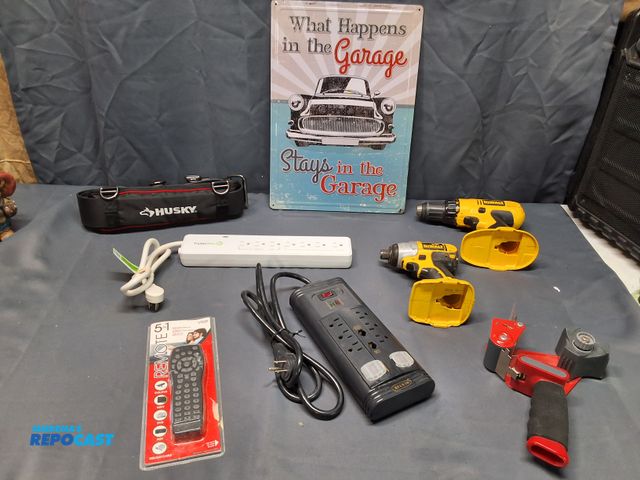 Lot 2-96024 - MENS LOT OF ASSORTED ITEMS. DEWALT, HUSKY AND MORE