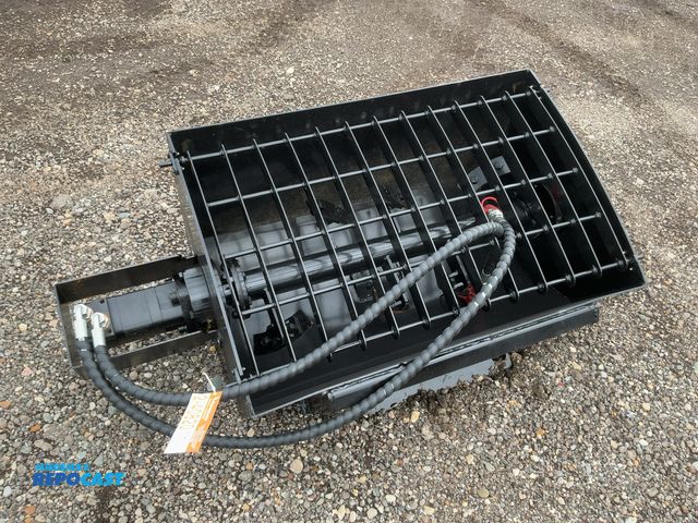 Lot 2-40820 - New SDLANCH Concrete Mixer Mini Skid Steer Attachment, manual lower discharge hole, approx. 3' wide ...